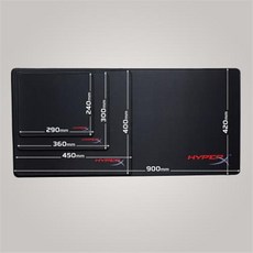 킹스턴 하이퍼엑스 퓨리즈 복수 여신 슈퍼마우스 패드, 02 M (300x360mm)