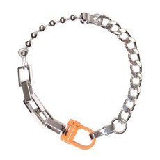 HERON PRESTON 헤론프레스톤 MULTICHAIN SQUARE NECKLACE (HMOB014C99BRA002 7822) (멀티체인 목걸이)