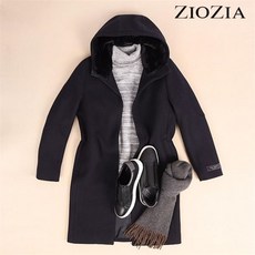 ZIOZIA 세미오버 후드 코트 I ABX4CG1105