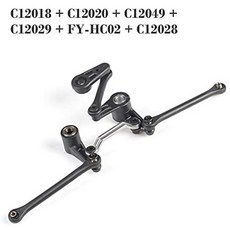 INGQU Steering Components(C12018 + C12020 + C12049 + C12029 + FY-HC02 + C12028) RC Car Parts for F, One Color