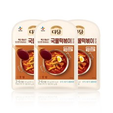 CJ 다담 국물떡볶이양념 145g, 3개