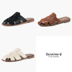 와이컨셉 베어파우BEARPAW 블로퍼 가죽 슬리퍼 BRANDY 3종