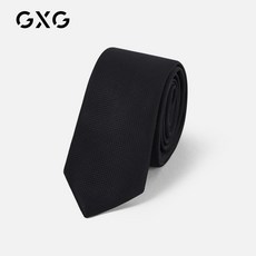 넥타이 GXG남성심플 코디하기쉬운 도트 블랙 화살표 셔츠 정장 남성