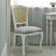 [꼬떼따블] LJ007C 마벨 의자(White) - Rattan back, 1개, 화이트