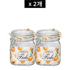 보르미올리 피도 밀폐유리병 투명 750ml 2개