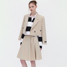 [에고이스트] [BLUE LABEL] 블랙라벨 포인트 크롭 시크 자켓 EQ2OJK01