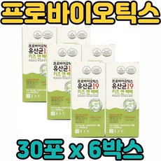 종근당 성장기 키즈 베베 아기 아이 유아 어린이 청소년 락토 바실러스 루테리 유산균 프로 바이오틱스 아연 복합 종합 멀티 기능성 분말 가루 파우더 스틱 포 영양제 보충제 보조제 온 우리 가족, 6박스, 30포