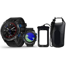 Garmin Descent Mk2i (티타늄 카본 그레이 DLC블랙) 다이버 번들 PlayBetter 드라이 백 세트 포함 피트니, Descent Mk2i Titanium Carbon, Descent Mk2i Titanium Carbon