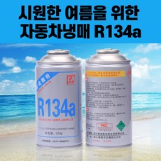 자동차 냉매 에어컨 가스 R134a 에어컨성능향상 첨가제, R134a 냉매 4캔(충전도구 제외), 4개