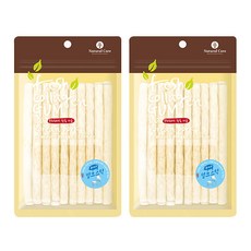 네츄럴코어 애견용 프레쉬 콜라겐 스틱 20P, 우유 맛, 100g, 2개입 - 코코넛츄잉스틱