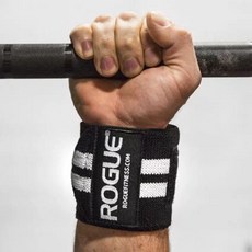 헬스스트랩 로그피트니스 손목 보호대 ROGUE WRIST WRAPS 12인치 B white p13