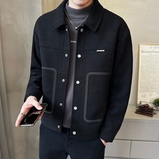 POMTOR 남자 재킷 코트 긴팔 아우터 자켓 야구복 상의