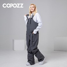 COPOZZ 남녀공용 스키 보드복 일체형 멜방 팬츠 바지