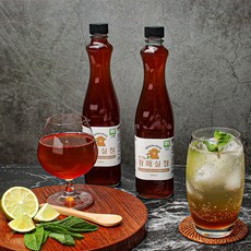하동 프리미엄 황 매실액 매실청 매실원액 3년숙성 500ml 매실엑기스, 3개