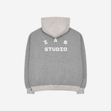 [정품]아이앱스튜디오 후드 아이앱 스튜디오 듀얼 그레이 IAB Studio Hoodie Dual Gray 563217