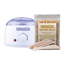VANADA 왁싱 골드 스페셜에디션 워머기 포함 셀프 페이스 바디 비키니 제모 150g, 단일상품