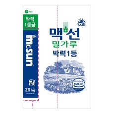 HACCP 맥선 밀가루 박력 1등 20kg 대용량 벌크, 1개