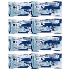 MEG Military Energy Gum Arctic Mint 밀리터리 에너지 껌 카페인 100mg 아틱 민트 5피스 12.5g 8팩, 8개