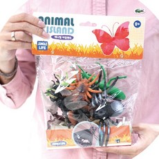 애니멀 아일랜드 JUNGLE LIFE 곤충피규어 12종세트 (6014), 2개