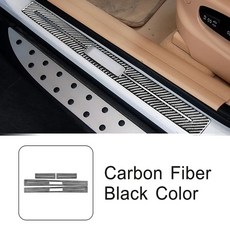 카본 스커프 플레이트 도어 씰 커버 장식 스티커 트림 BMW X3 E83 2006-2010 외부