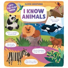 I Know Animals: Lift-The-Flap Book Board Books, Clever Publishing, English, 9781951100353