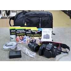 캐논 EOS 77D 24.2MP 디지털 SLR 카메라 EFS 1855mm ISW W BAG 케이스 - 캐논77d