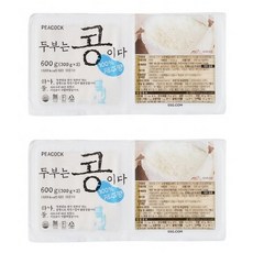 피코크 두부는 콩이다 300g 두 세트 100% 제주콩, 600g, 2개