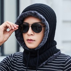 모자 맨즈 윈터 방한 털 모자 보온 커버 캡 한국판 차오 비우 모자 주니어 면 모자 아웃도어 방풍 마스크