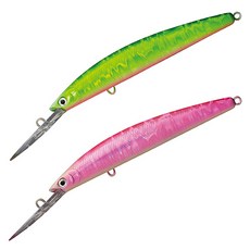 다이와 프렛소 더블 클러치 75SS 송어 루어 미노우 베이트, 웨이브그린