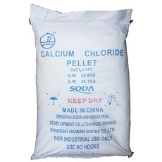 QINGDAO SODA ASH INDUSTRIAL 구슬형 74% 염화칼슘 25Kg 10개 이강산닷컴