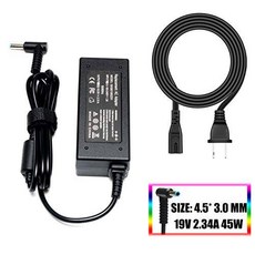 19.5V 2.31A Ac 어댑터/ 파워 케이블 서플라이 호환 for Hp Pavilion 11 13, 상세내용참조