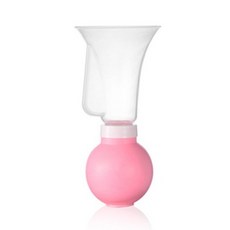 모유 유방 펌프 휴대용유축기 수동 펌프 수유 짜기 빨기 유형 흡입 milkpump 수유 흡입 병, 분홍색, 1개