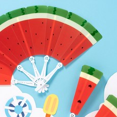 접이식수박부채