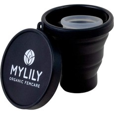 스페인 MYLILY 생리컵 살균용 컵 포함, 검정, L, 1개, 1개입