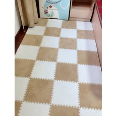 층간소음털매트 테라스매트 베란다매트 워셔블털매트, 30x30x0.6CM 두께, 10개