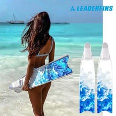 제트핀 오리발 고무 에코 리더파 한정형 INK시리즈 잠수용 퓨어카본 히알루로 남녀, 01 LEADERFINS 오리지널 핀 파우치