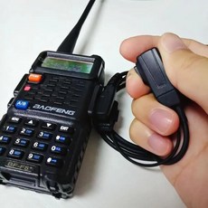 Baofeng 에어 어쿠스틱 튜브 헤드셋 워키토키 라디오 K 포트 이어폰 PTT UV-5R 888 년대 마이크