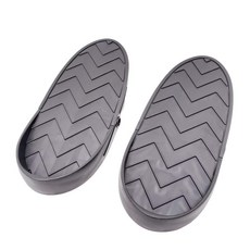 1 쌍의 로잉 머신 풋 페달 11.8x5inch 교체 내구성 쉽게 조립 및 체육관 보관 실내 로잉 체육관 액세서리 미끄럼