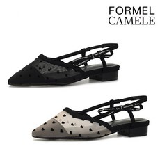 포멜카멜레 FORMEL CAMELE 하트망사 슬링백 2CM 2종 택1 FKG1F1SG317 298751