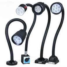 led작업등 펀치드릴조명 공장 스탠드 작업대 탁상용, 사각 좌석 220V5W, 1개