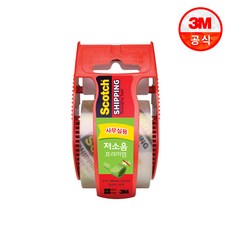 스카치 저소음 프리미엄 포장용 테이프 48mm x 20m, 디스펜서(+리필내장), 18개