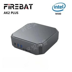 FIREBAT AK2 플러스 미니PC 인텔 셀러론 N100 듀얼 밴드 WiFi5 BT4.2 데스크탑 게이밍 미니 PC 16GB 512GB