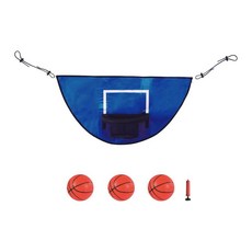 농구 선반을 조립하게 쉬운 옥외를 위한 소형 Trampoline 농구 후프, PVC, 파란색