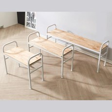 800 카페 테라스 기다림 벤치 철재 의자 주방가구 (3일이내 배송일정 전화안내), 화이트 (999개)