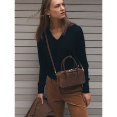 [드메리엘] [10/31 순차배송] Bowling Bag Medium Chestnut
