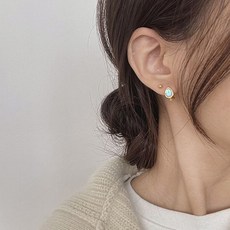 오팔14k귀걸이