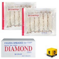  다이아몬드 헤드온 빵가루 왕새우튀김 흰색 [ 50g x 6미 ] x 20팩, 1개 
