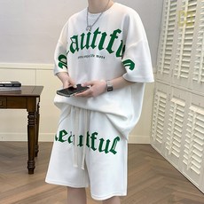 코디코치 영미 라운드 반팔 반바지 루즈핏 트레이닝 운동복 상하세트 디코치 영미 라운드 반팔 반바지 루즈핏 트레이닝 운동복 상하세트