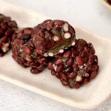 제철진미 제주떡집 고소쫀득 팥오메기떡 400g 1봉 (40g x 10개입) 개별포장 아침대용 굳지않는떡, 1개