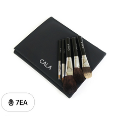 CALA 여행용 코스메틱 브러쉬 세트, 7개